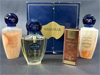 Guerlain Shalimar Gift Set Perfume Lotion Bath Gel