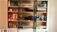 Bathroom medicine cabinet contents