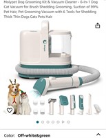 Molypet Dog Grooming Kit & Vacuum Cleaner