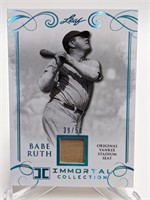 39/50 2017 Leaf Immortal Babe Ruth Relic #YS-43