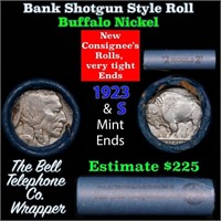 Buffalo Nickel Shotgun Roll in Old Bank Style 'Bel