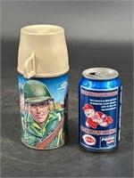1965  KING SEELEY BATTLE KIT THERMOS FOR LUNCHBOX