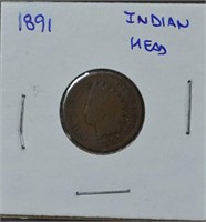 1891 Indian Head Cent