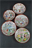 Japanese Geisha Saucers