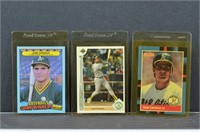 3 Jose Canseco Baseball Cards