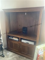 Entertainment center approximately 50x19x64”