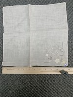 New, vintage Malfred handkerchief, 12" sq.