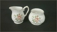 Sadler Windsor Fine China Cream & Sugar