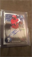 Cornelius Randolph 2016 Bowman chrome auto RC