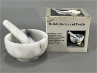 Marble Mortar & Pestle in Box