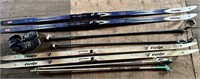 2- Sets Of Skis & Poles & Boots