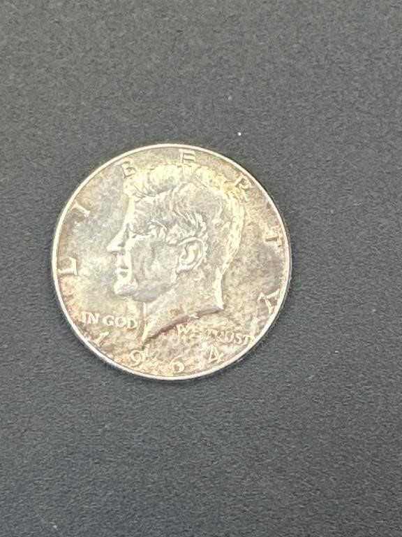 1964 Kennedy Half Dollar - 90% Silver