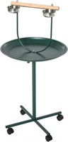 W4002  Pawhut 49 Bird Play Stand w/Wheels - Green