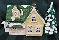 DEPT 56 NANTUCKET SNOW VILLAGE COTTAGE W/LIGHT