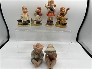 Vintage Enesco & bisque figurines