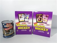 2 boîtes cartes hockey Score NHL 1991