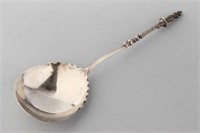 Victorian Sterling Silver Tasting Spoon,