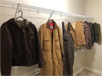 Clothes in Master Bath Closet, Mostly Mens Work