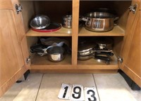 Pots & Pans in Cabinet & More