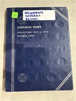 LINCOLN WHEAT MEMORIAL CENT ALBUM 44 / 32