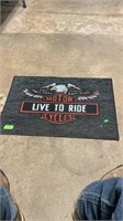 Lived a ride motorcycle floor mats