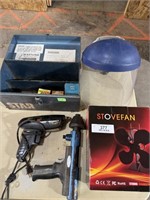 powder actuated tool, glue gun, and stove fan