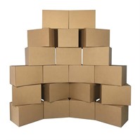Moving Boxes 18x14x12, Bundle of 20  - Damaged