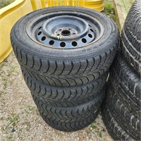 4- 205/55R16 Wheels 50% Tread