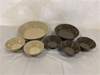 7 Pampered Chef Ceramic Bowls
