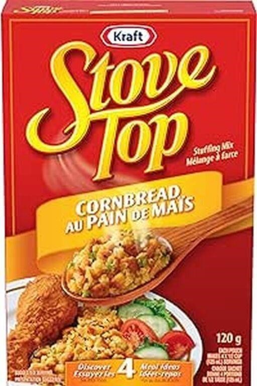 (4) "As Is" Stove Top Cornbread Stuffing Mix, 120g
