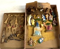 Nativity scenes figurines