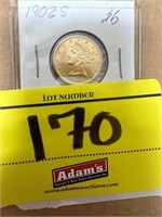 1902-S 5 DOLLAR GOLD PIECE