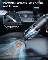 Car Vacuum Portable Cordless 16000Pa Mini Vacuum