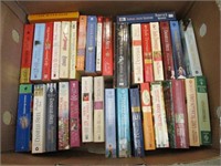 Box of Paperback Books, Mostly Romance Novels