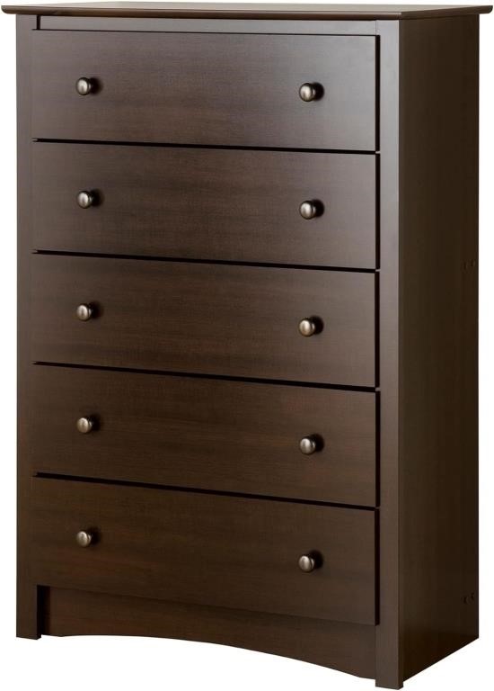 Prepac Fremont Superior 5-Drawer Chest for Bedroom