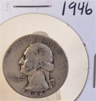 1946 Washington Silver Quarter