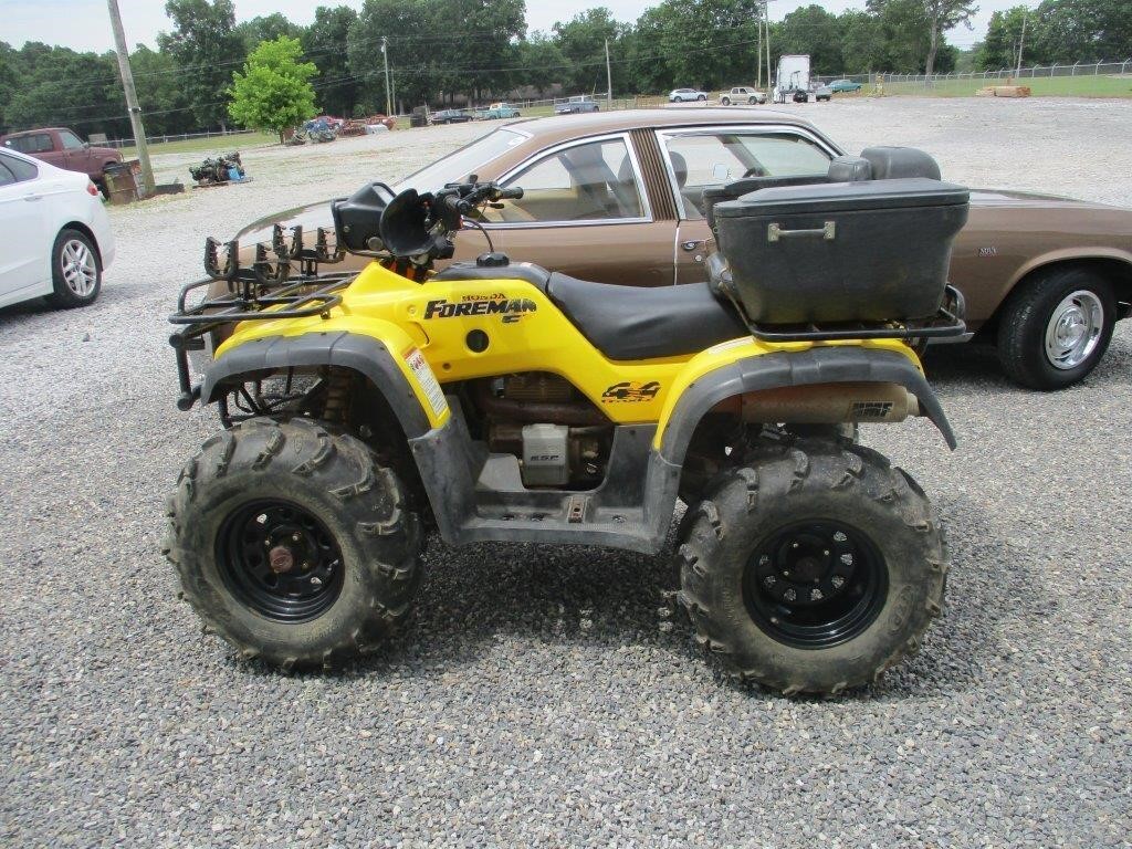 538-HONDA FOREMAN 4X4 525 HRS-RUNS/DRIVES