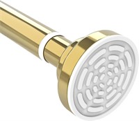 B1416   Shower Curtain Rod, Gold, 40-73 Inches
