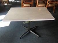 White Dining Table - 27 x 42