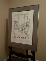 Vintage 1950's Art work by Giacometti
