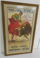 Bull Fight Poster 1971