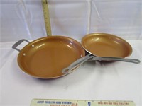 Red Copper Frying Pans