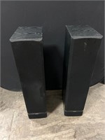 BLACK PARADIGM TOWER SPEAKERS