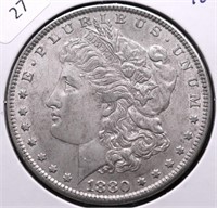 1880 MORGAN DOLLAR XF