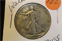 1945-S Walking Liberty Silver Half Dollar