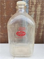 Vintage Teague farms glass bottle