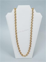 Milor Italy Gilt Sterling Silver Necklace