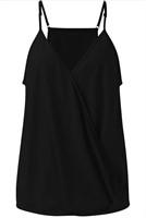 (S) Black Sleeveless Shirt Women's
