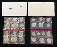 1977 & 1981 US Mint Uncirculated Coin Sets