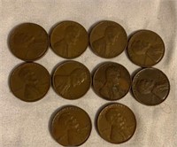 1945 P Wheat Pennies